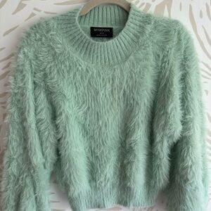 MINKPINK Green Crew Neck Sweater